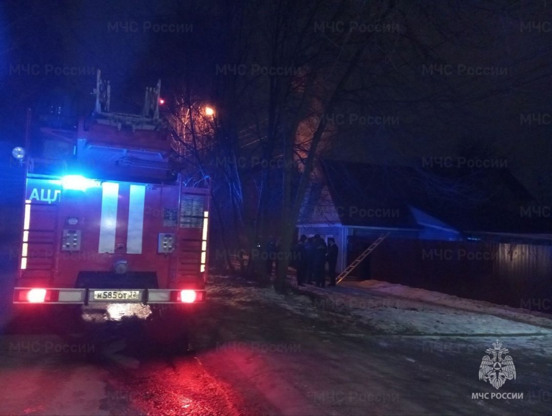 Пожарно - спасательные подразделения государственной противопожарной службы ликвидировали пожар в Карачевском районе